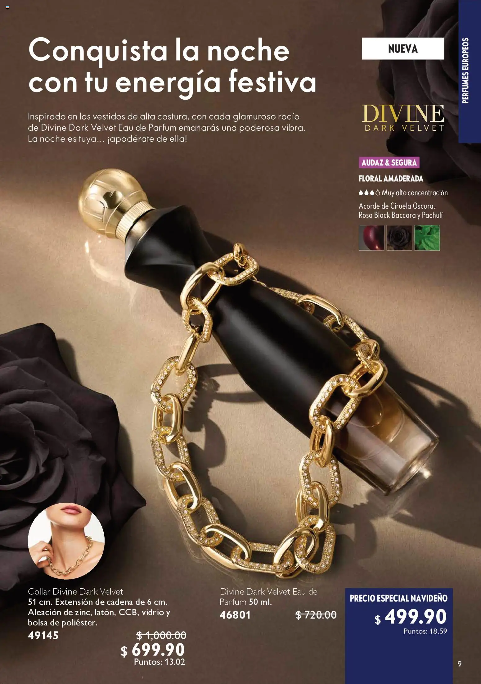 Nuevas ofertas de Oriflame válidas en toda la República Mexicana desde el 06.12.2025. ¡Encuentra las mejores ofertas en Oriflame campaña 12 2025! | Página: 9 | Productos: Extensión, Bolsa, Collar, Cadena