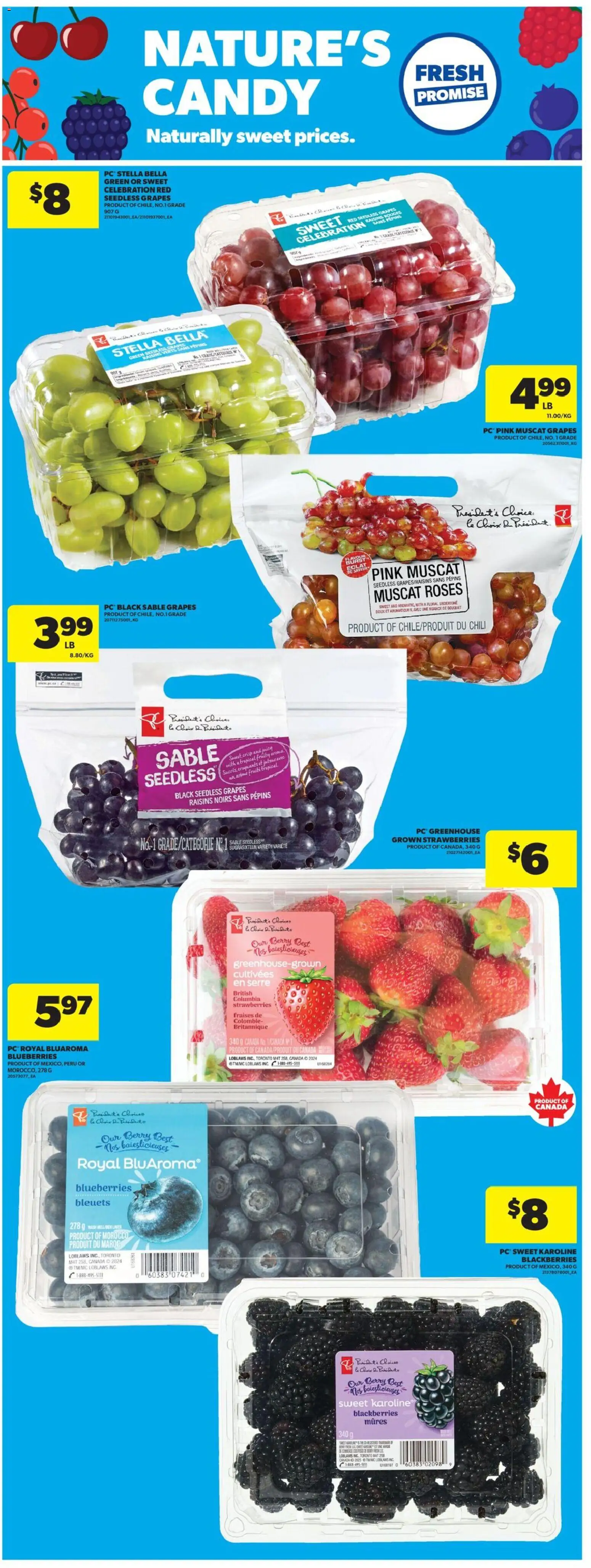 Real Canadian Superstore flyer valid from 23.04.2026 | Page: 13 | Products: Strawberries, PC