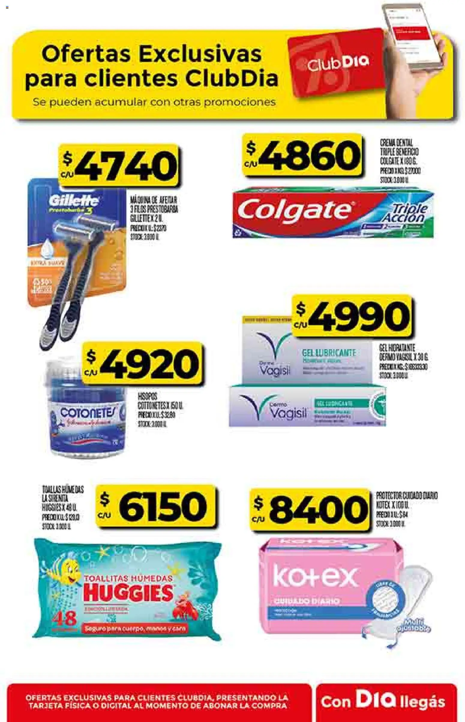 Supermercado DIA Ofertas │ válido desde el 19.11.2025 | Página: 53 | Productos: Toallas, Maquina de afeitar, Toallitas húmedas, Crema