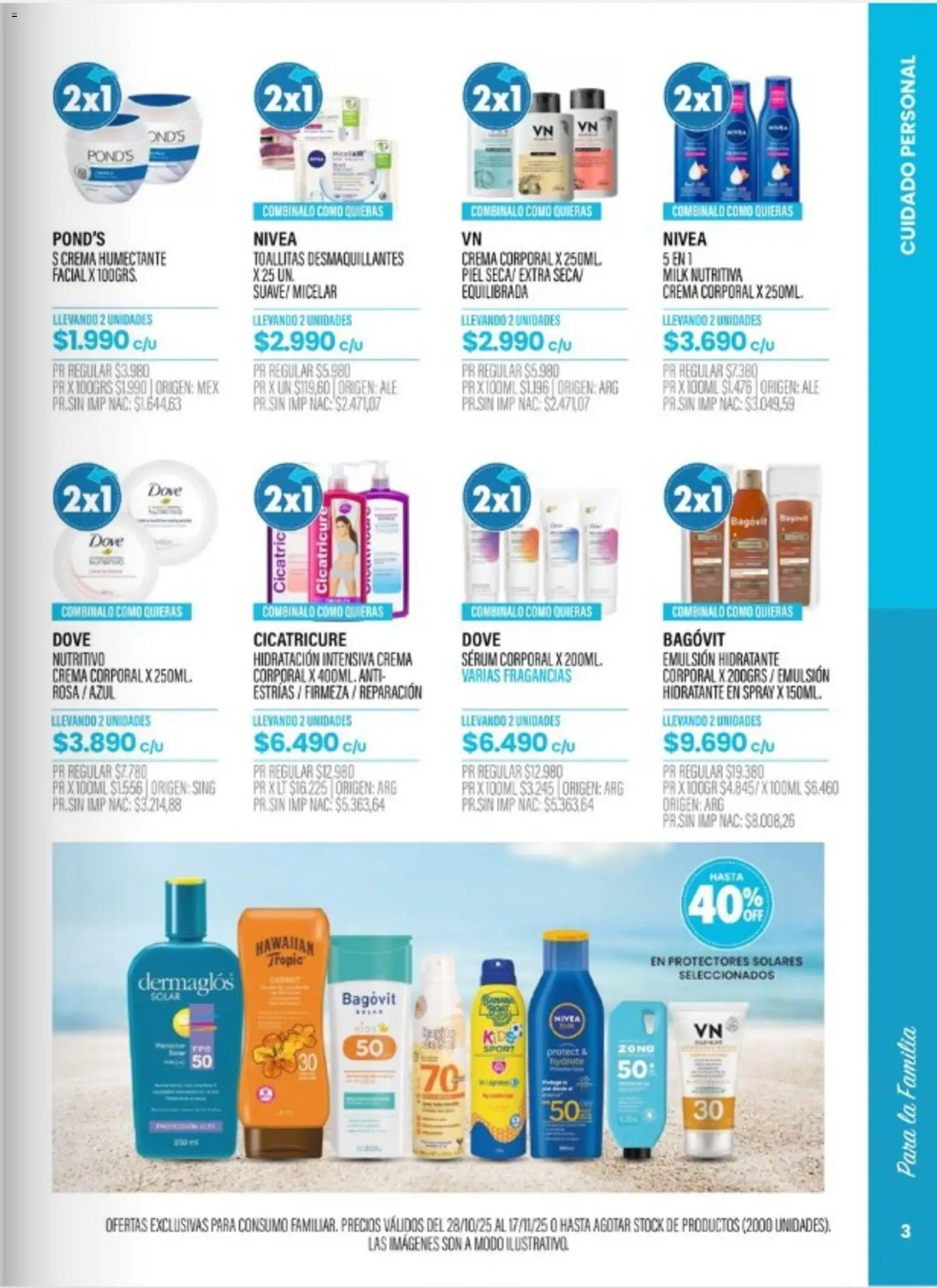 Pigmento catálogo │ válido desde el 28.10.2025 | Página: 3 | Productos: Serum, Toallitas desmaquillantes, Emulsión, Crema