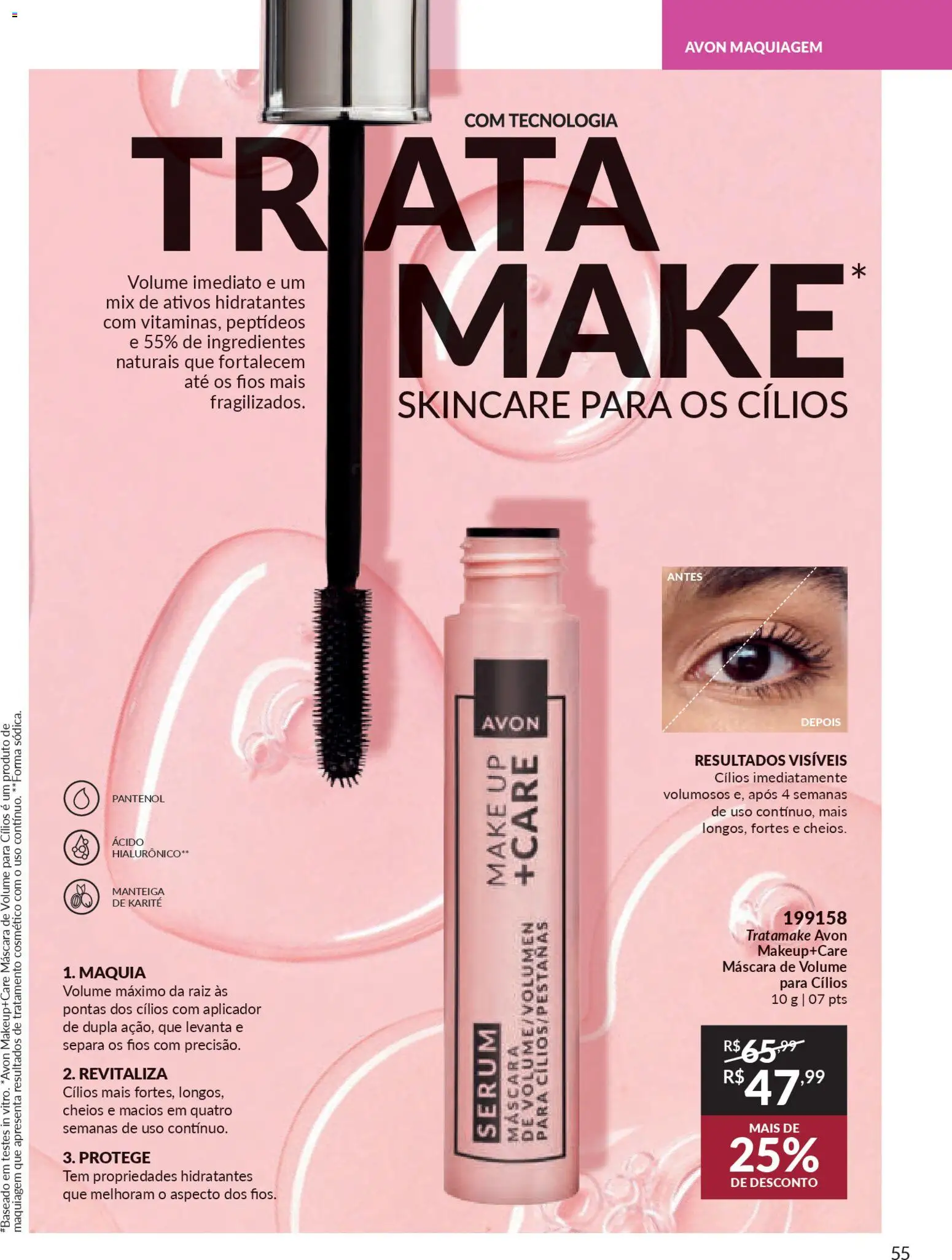 Avon Folheto - válido de 19.12.2025 | Página: 55 | Produtos: Maquiagem, Manteiga, Sérum