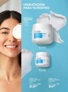 Vista previa de Hidratante Crema facial 3 en 1, Crema facial hidratante 3 en 1, 400 g. Formula no grasosa., nuevo folleto de la tienda, válido en México a partir del 28.11.2025 | Página: 159