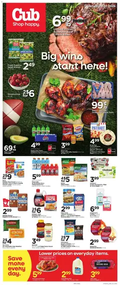 Preview of Cub Foods weekly ads valid from 10.01.2026