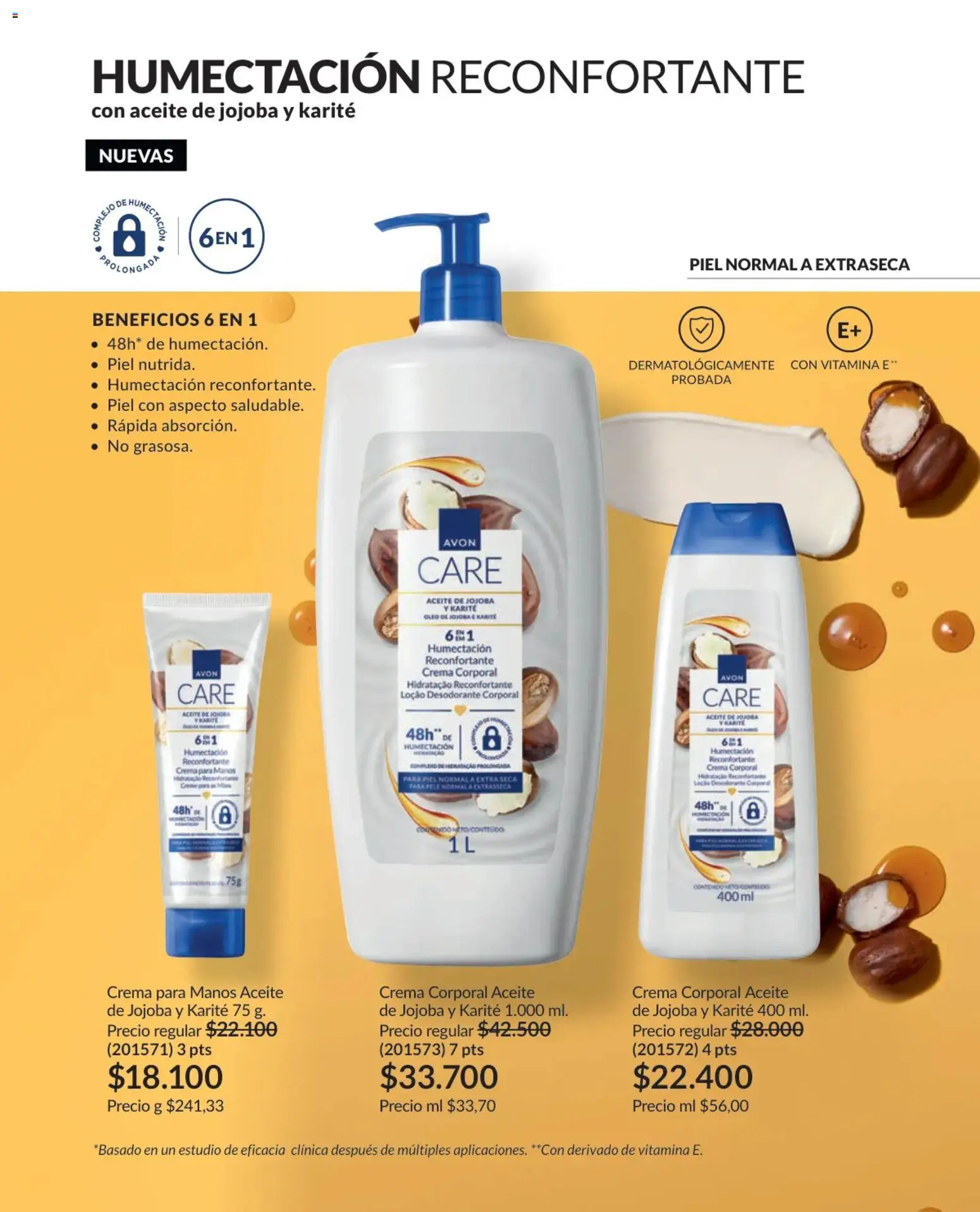 Avon revista - valida desde el 17.11.2025 | Página: 122 | Productos: Crema, Desodorante, Aceite