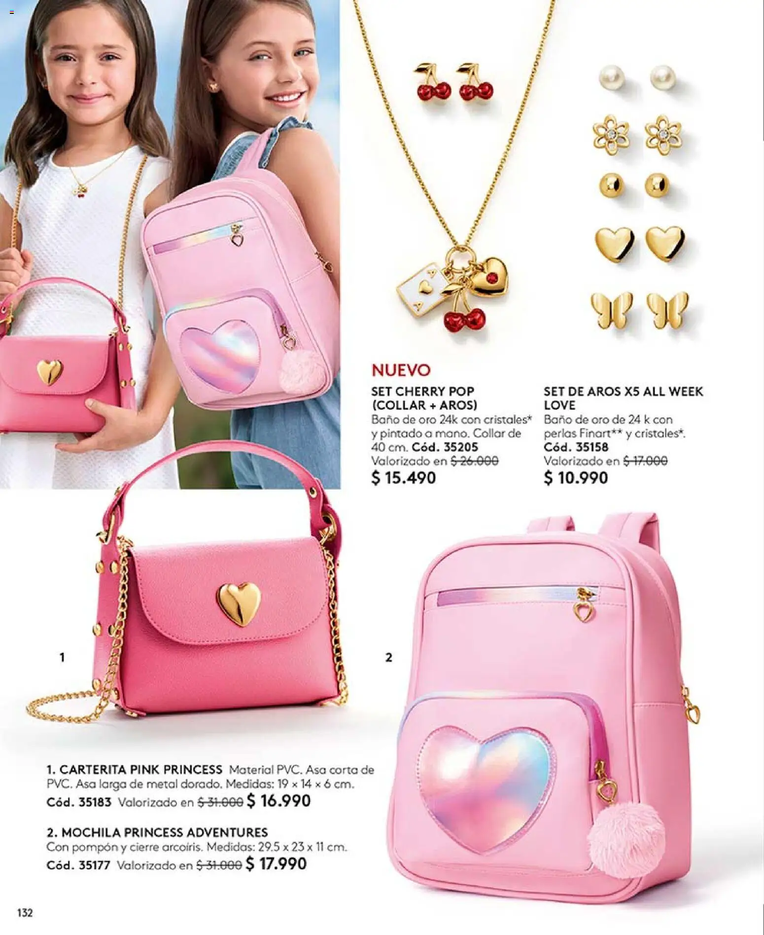 Catálogo Ésika Campaña x │ válido desde el 30.04.2026 | Página: 132 | Productos: Baño, Collar, Aros, Mochila