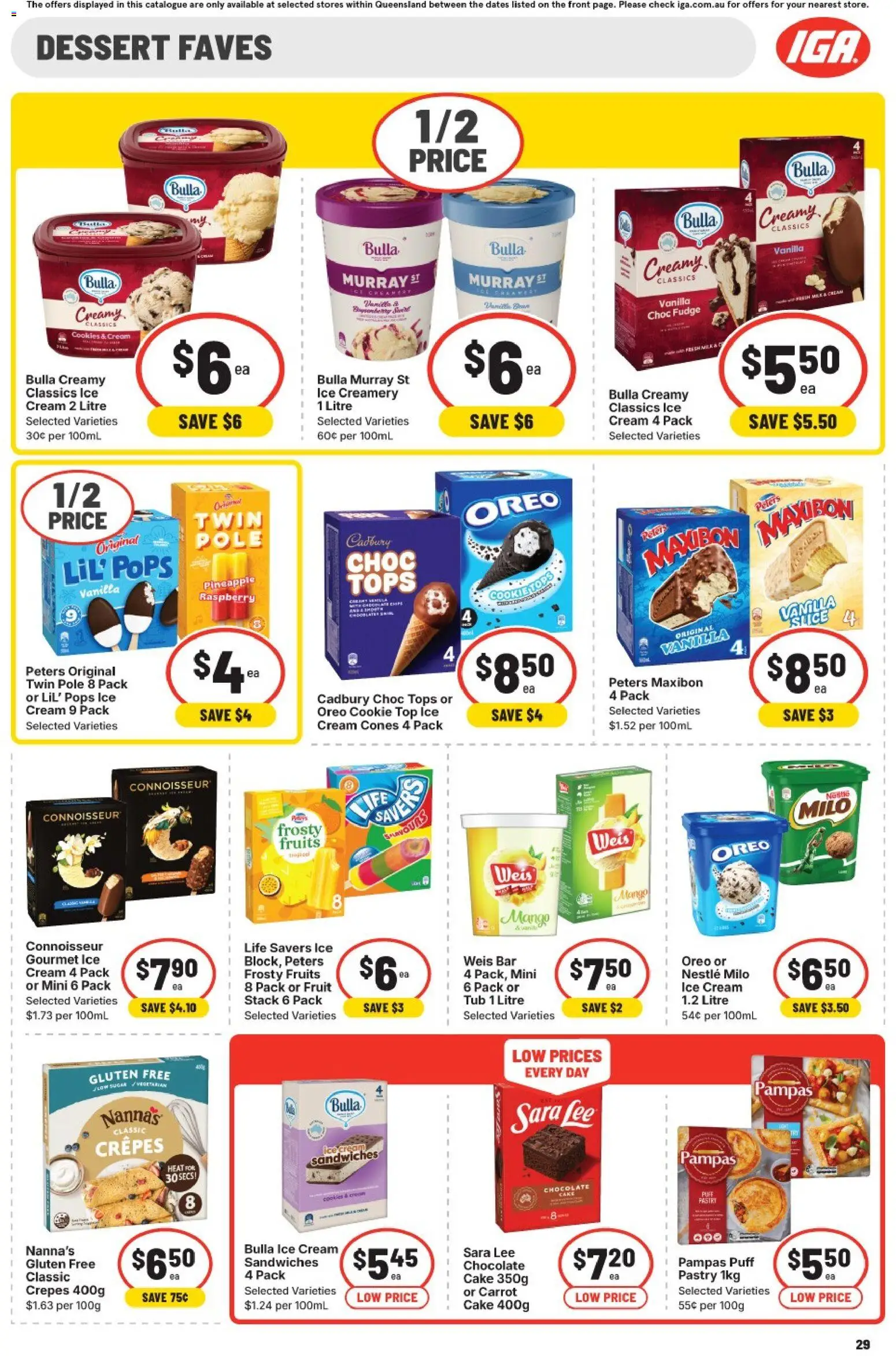 IGA catalogue - valid from 07.01.2026 | Page: 32 | Products: Pineapple, Cream, Ice cream, Sugar