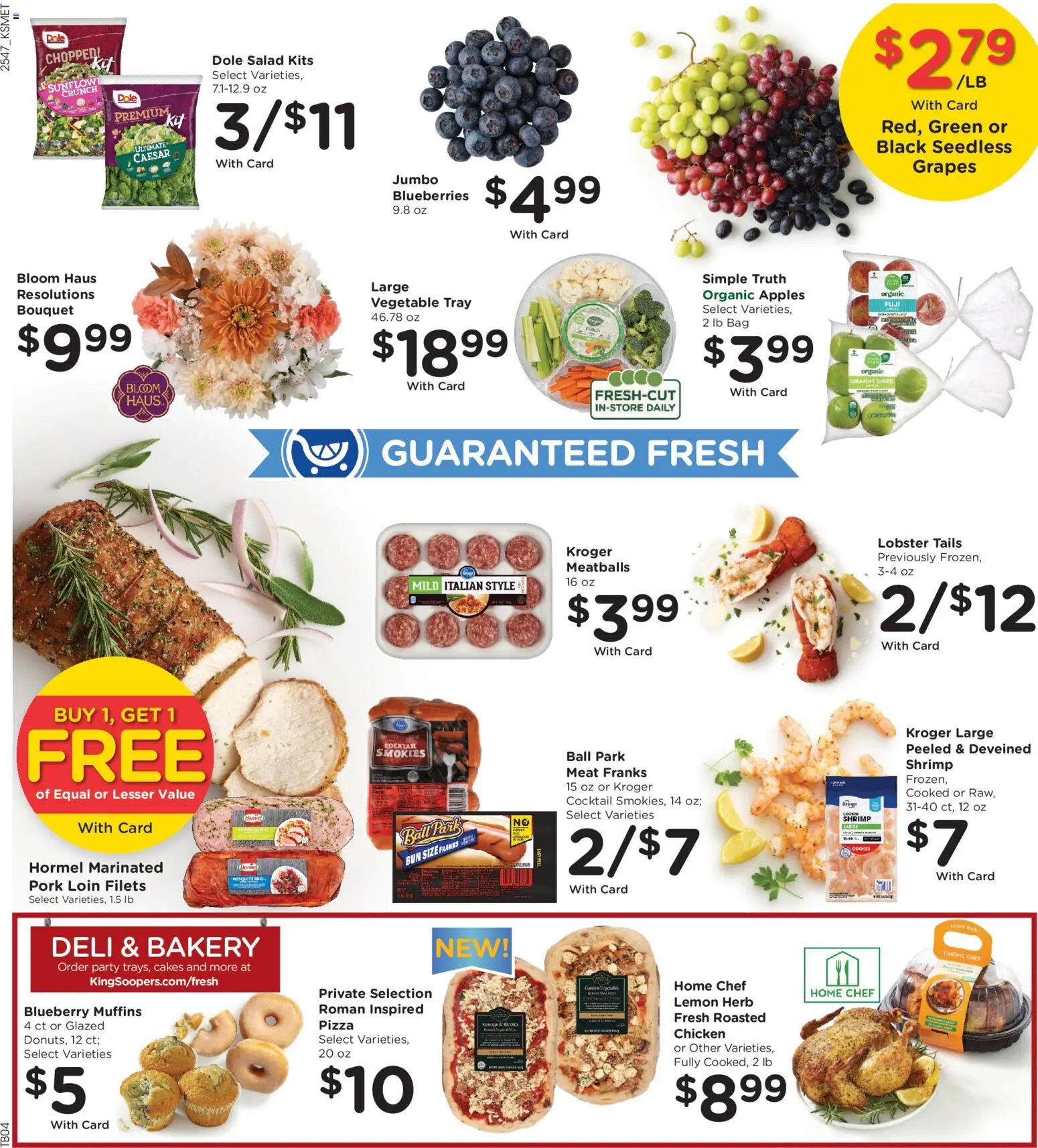 King Soopers Weekly Ad - valid from 26.12.2025 | Page: 10 | Products: Pork, Apples, Lemon, Blueberries