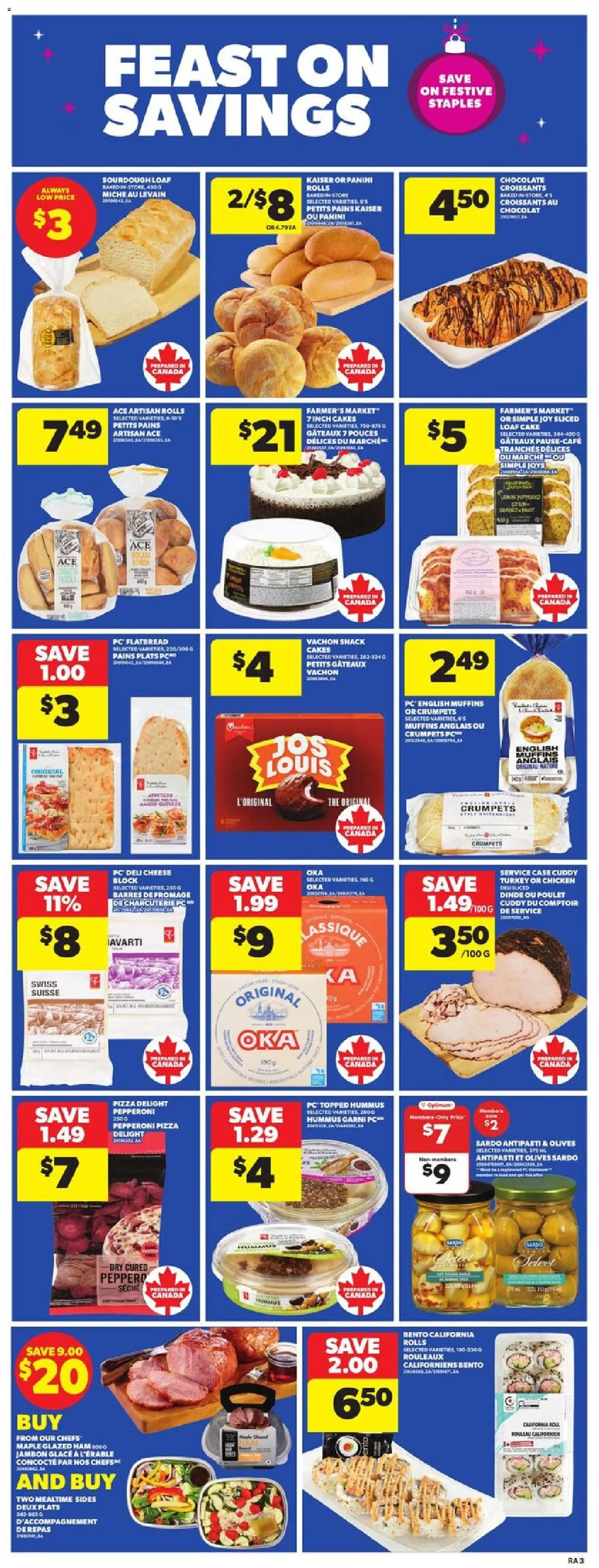 Atlantic Superstore flyer valid from 20.11.2025 | Page: 6 | Products: Turkey, Case, Cheese, Ham