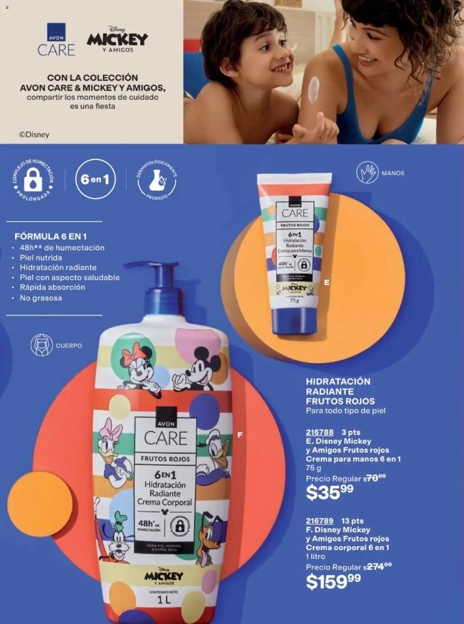 Nuevas ofertas de AVON válidas en toda la República Mexicana desde el 02.04.2026. ¡Encuentra las mejores ofertas en AVON campaña 6 2026! | Página: 206 | Productos: Crema, Radiante, Body, Crema corporal