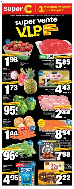 Preview of Super C - Sept-Îles, Boul. Laure 770 from shop Super C valid from 14.08.2025