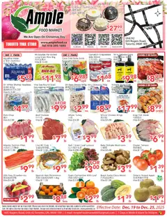 Preview of Ample Food Market - Weekly flyer Toronto York from shop Ample Food Market valid from 19.12.2025
