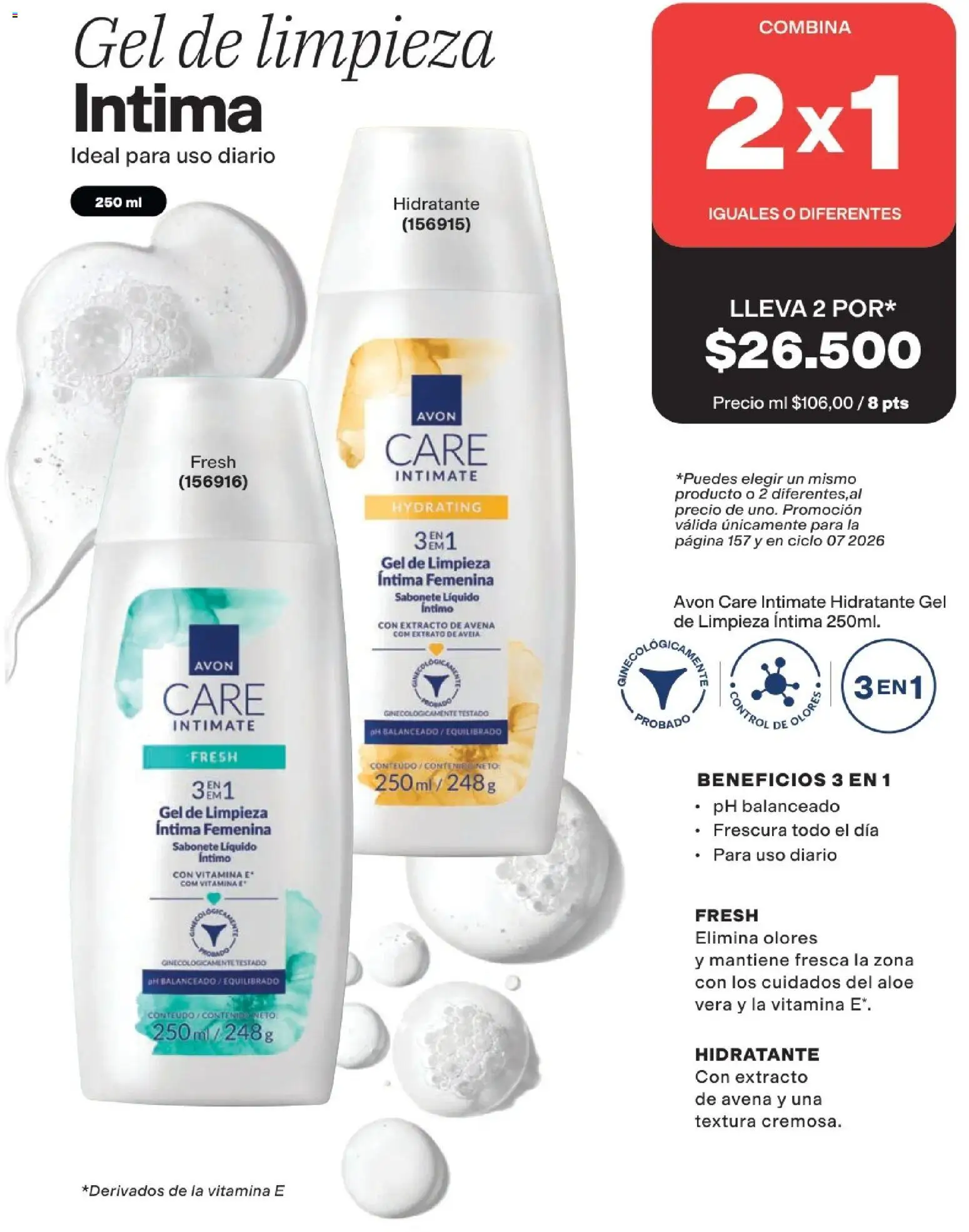 Avon revista - valida desde el 25.03.2026 | Página: 157 | Productos: Avena, Loción tonificante