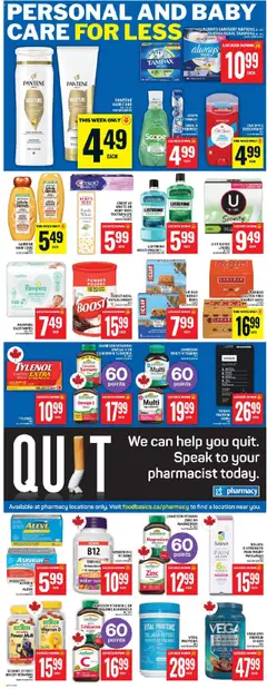 Food Basics flyer valid from 24.07.2025 | Page: 22 | Products: Powder, Shampoo, Mouthwash, Chocolate