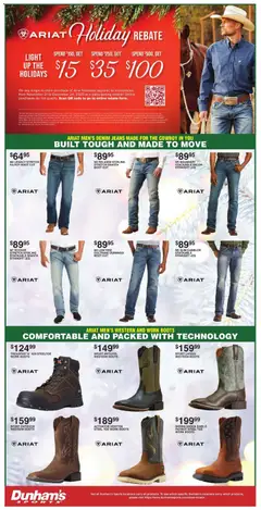 Preview of Dunham's Sports weekly ads valid from 06.12.2025 | Page: 6 | Products: Boots, Jeans, Shock