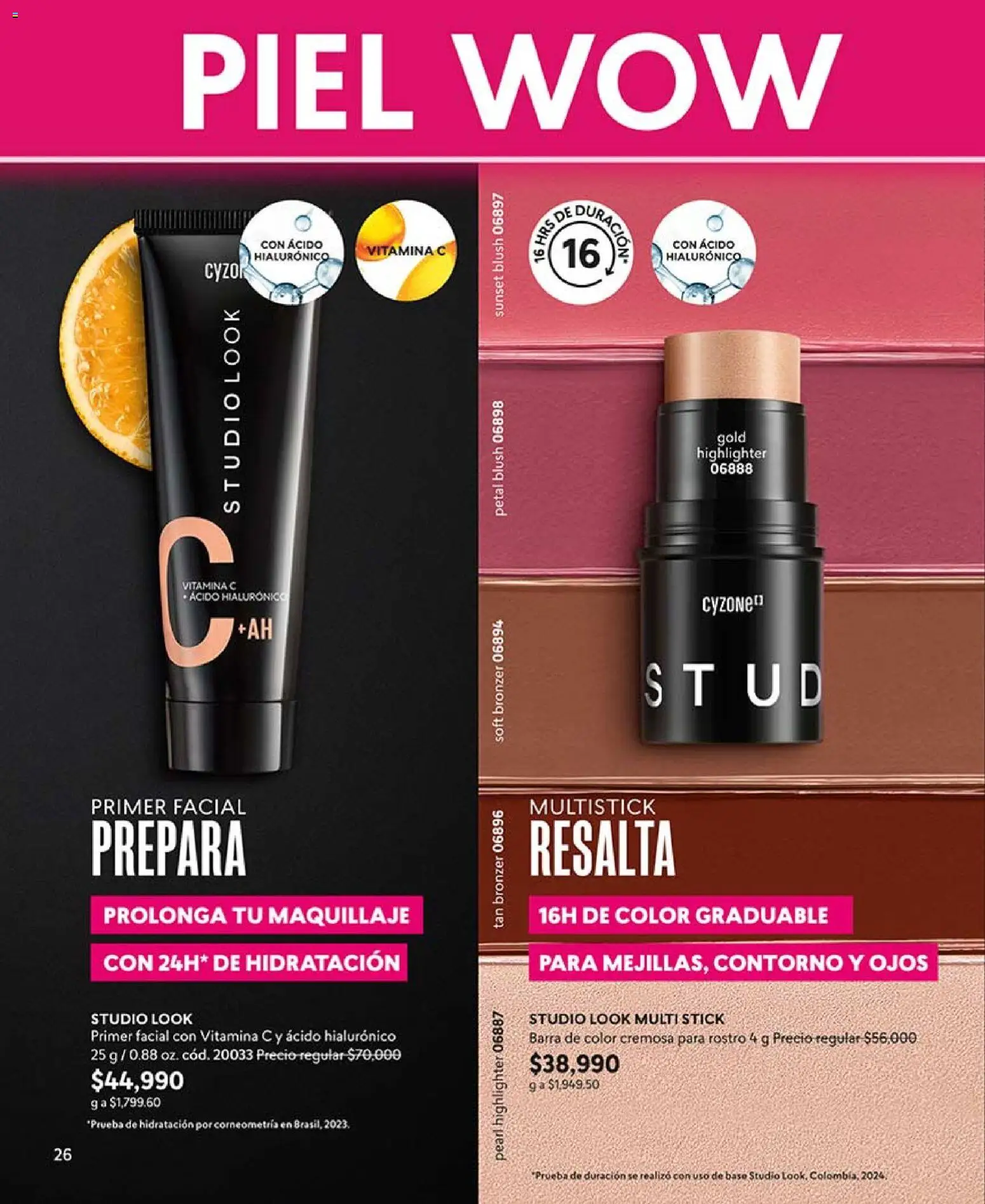 CyZone revista - valida desde el 03.04.2026 | Página: 26 | Productos: Maquillaje, Contorno