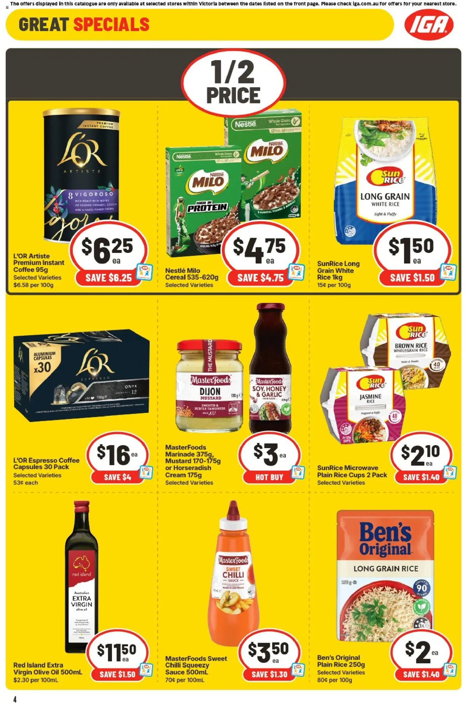 IGA catalogue - valid from 04.02.2026 | Page: 10 | Products: Cups, Oil, Olive oil, Sauce