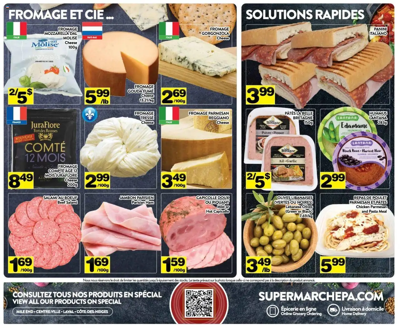 Pa Supermarché flyer valid from 29.09.2025 | Page: 6 | Products: Beef, Cheese, Ham, Chicken