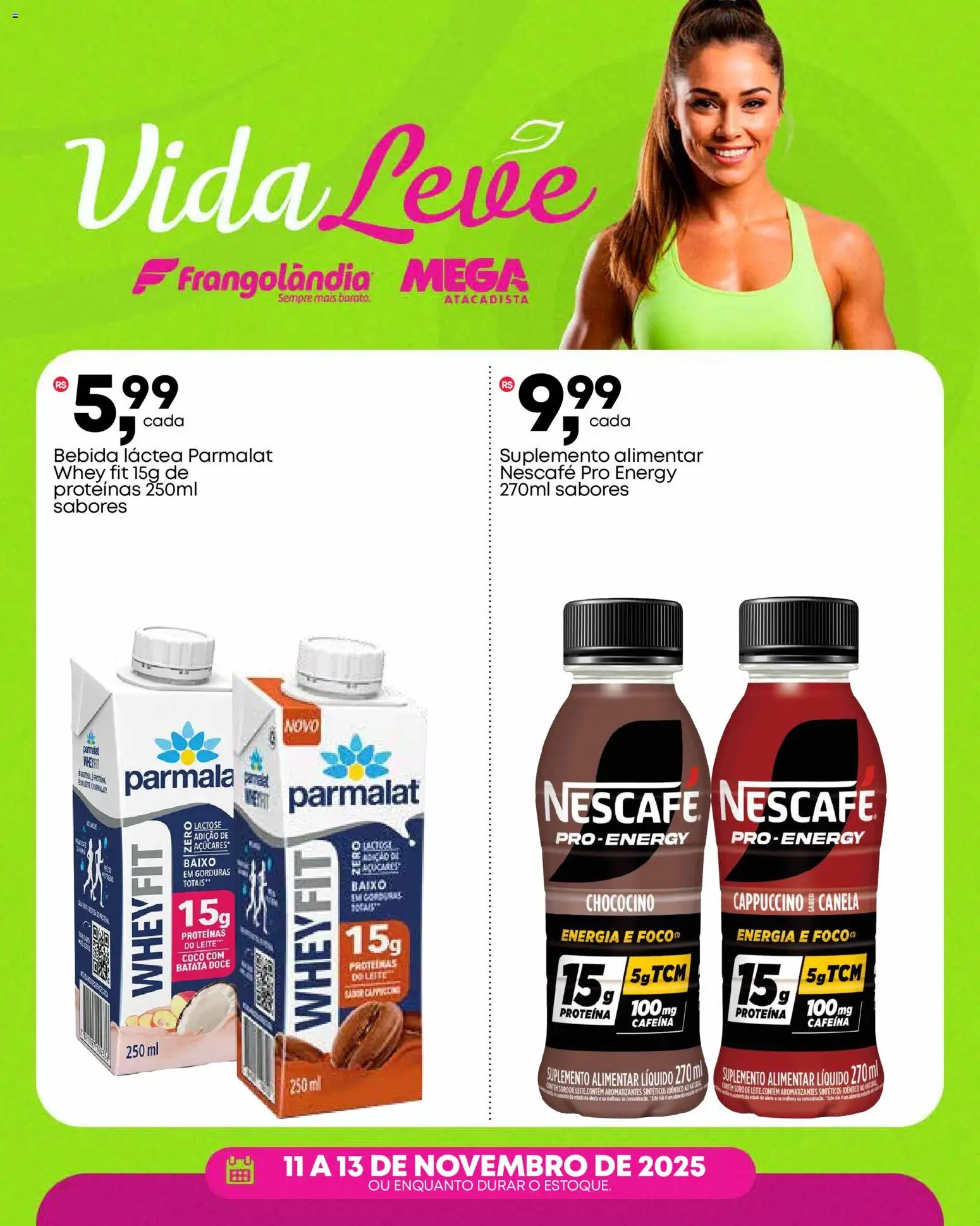Frangolândia Folheto - válido de 11.11.2025 | Página: 4 | Produtos: Leite, Baixo, Bebida, Canela