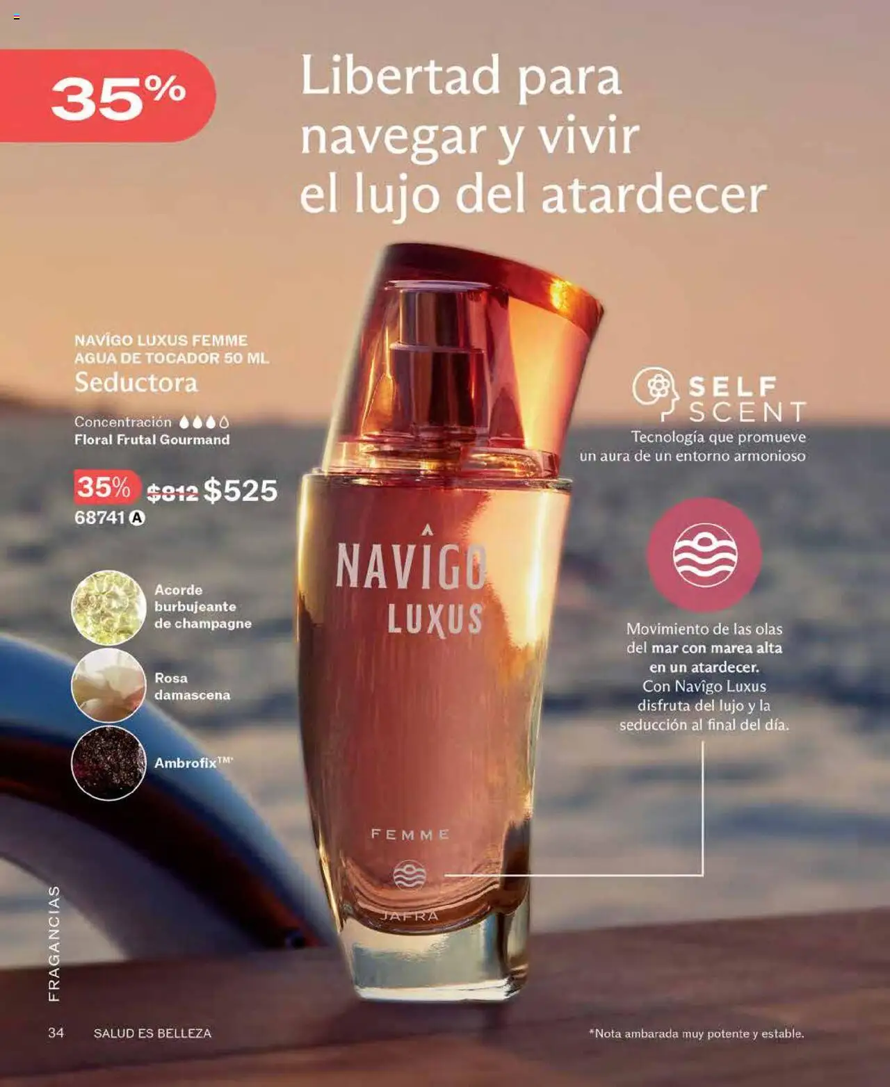 Nuevas ofertas de JAFRA válidas en toda la República Mexicana desde el 01.08.2025. ¡Encuentra las mejores ofertas en JAFRA - Catálogo! | Página: 34 | Productos: Champagne, Agua