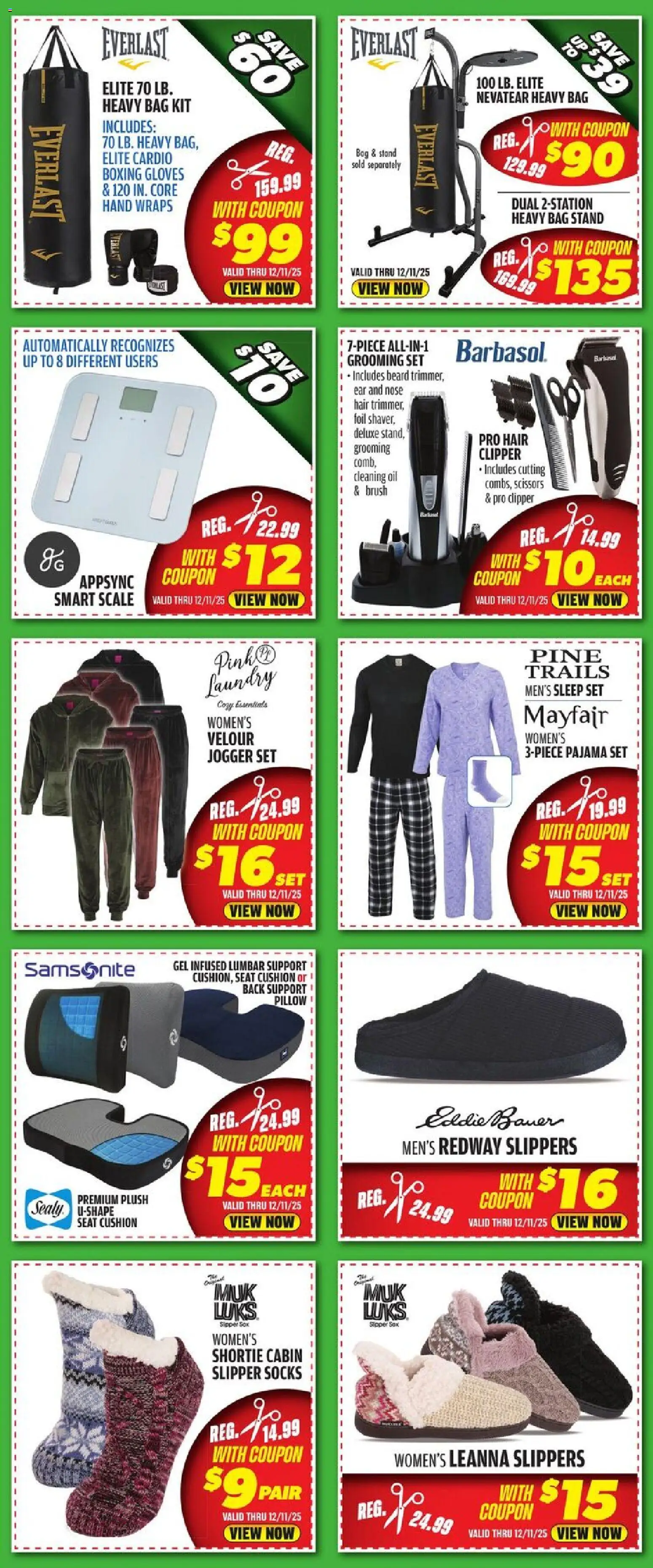 Big 5 Sporting Goods Weekly Ad - valid from 05.12.2025 | Page: 5 | Products: Socks, Cushion, Gloves, Bag