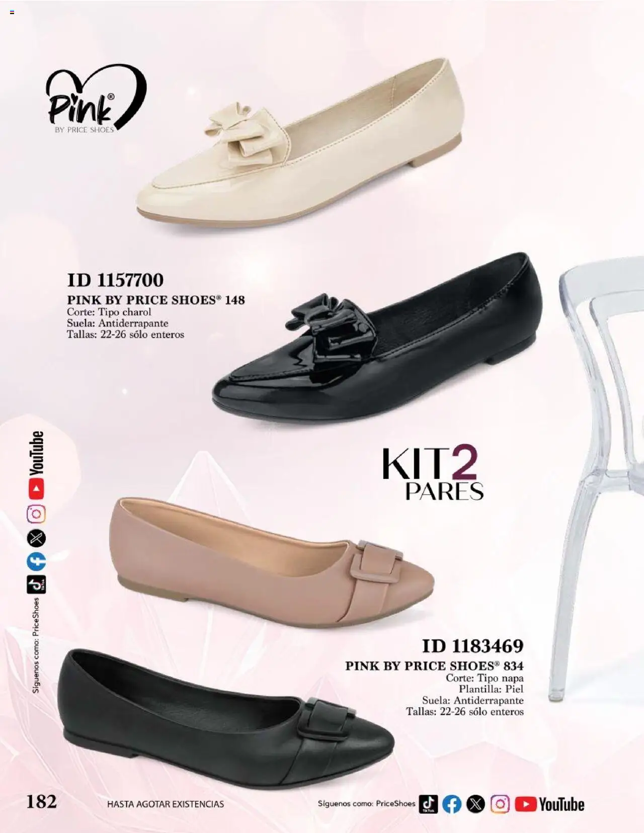 Nuevas ofertas de Price Shoes válidas en toda la República Mexicana desde el 05.08.2024. ¡Encuentra las mejores ofertas en Price Shoes catálogo Vestir Casual ! | Página: 182