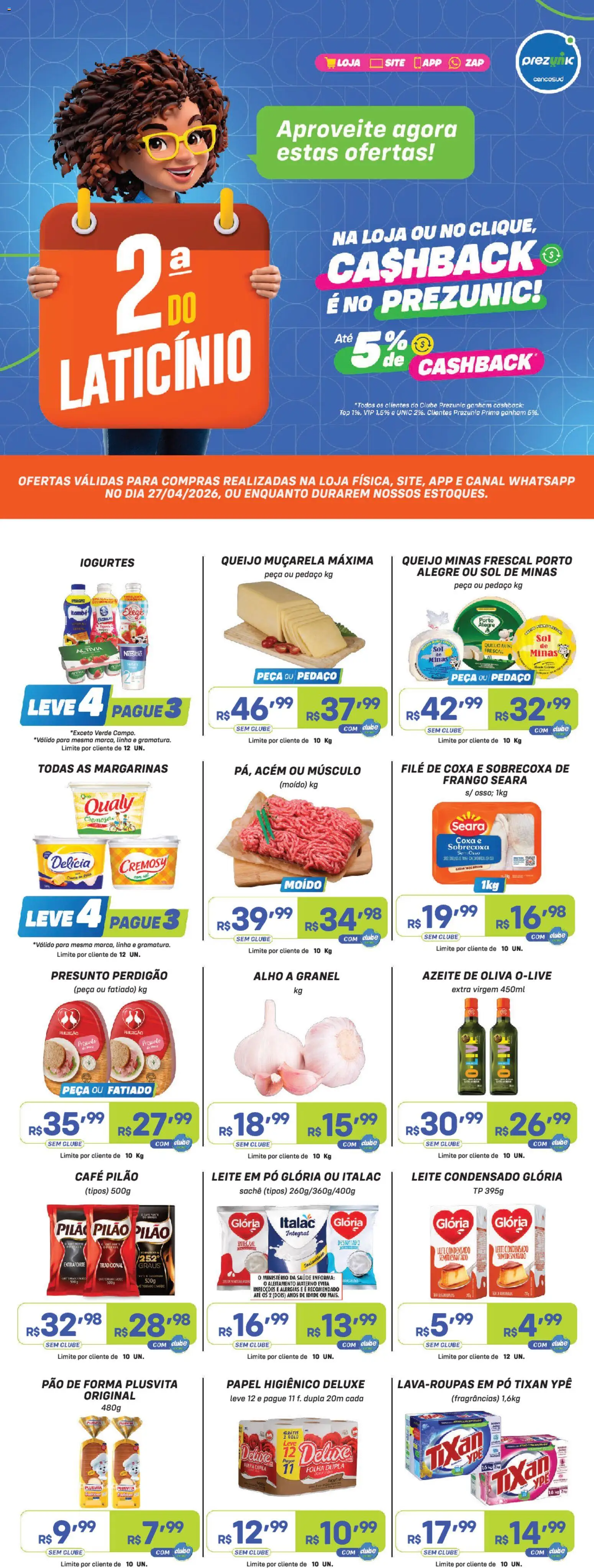 Prezunic Folheto - válido de 27.04.2026 | Página: 1