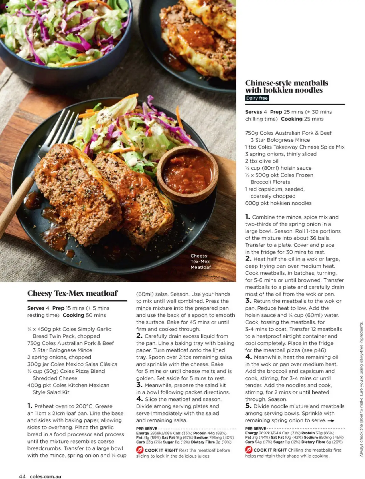 Coles catalogue - valid from 03.07.2025 | Page: 44 | Products: Oil, Beef, Salad, Food processor