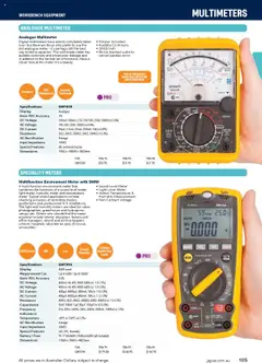Jaycar catalogue - valid from 09.07.2025 | Page: 105 | Products: Battery, Mirror, Light, Scale