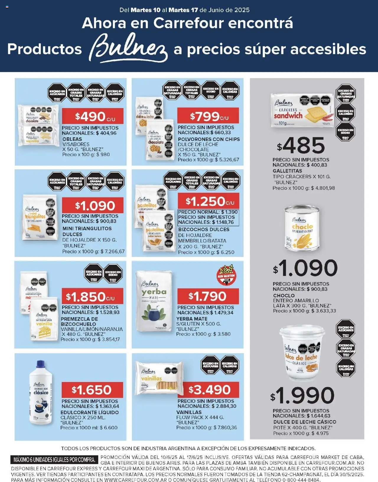 Carrefour Market catálogo │ válido desde el 10.06.2025 | Página: 12 | Productos: Mate, Yerba, Dulce de leche, Bizcochos