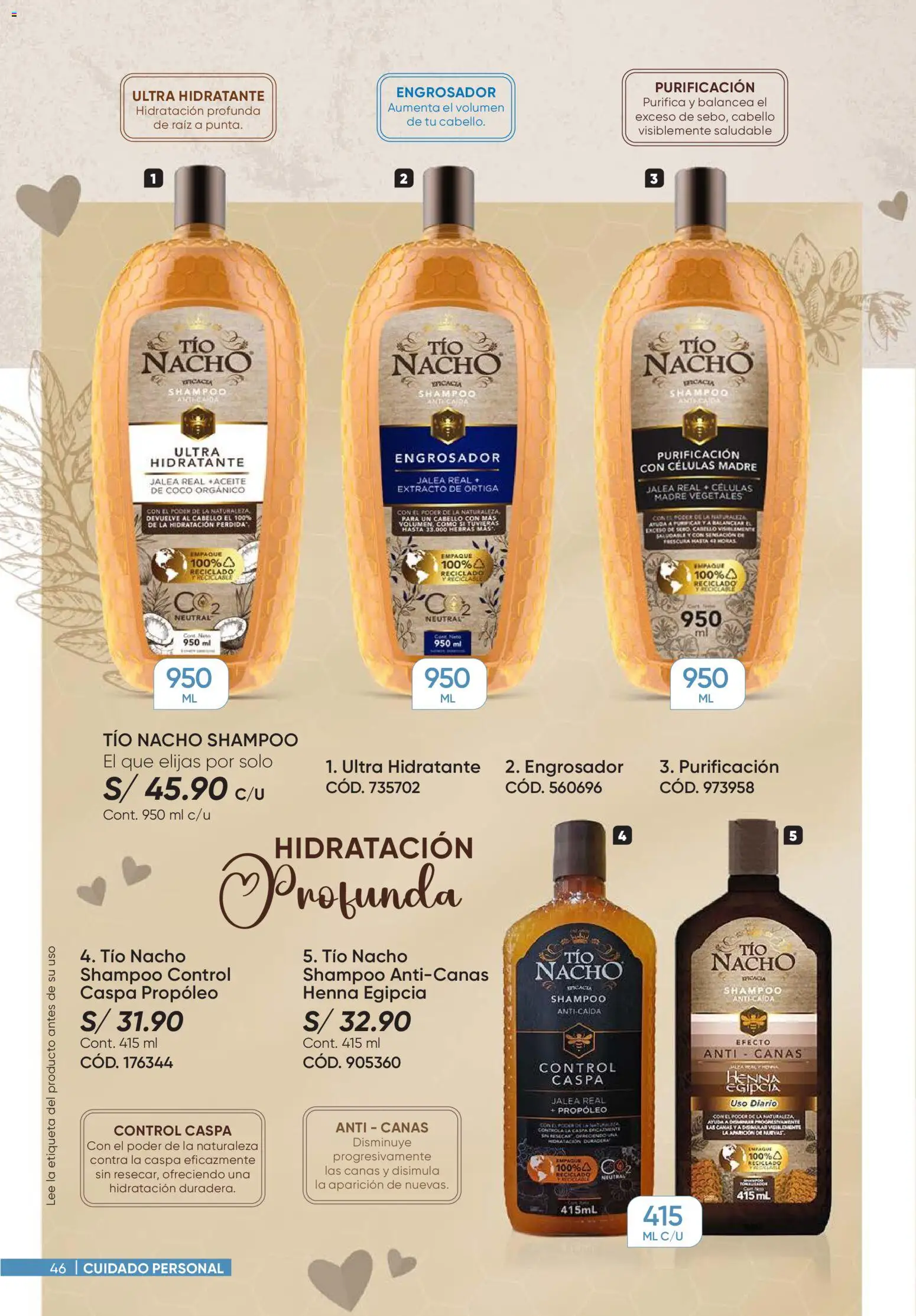 Catálogo Azzorti válido desde 07.01.2026 | Página: 46 | Productos: Shampoo, Empaque