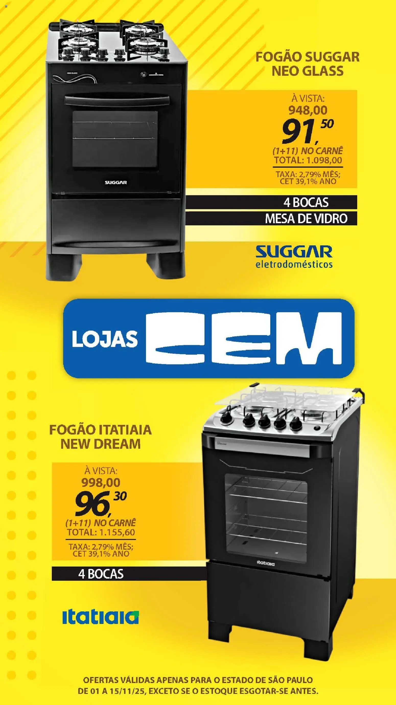 Lojas Cem Folheto - válido de 01.11.2025 | Página: 40