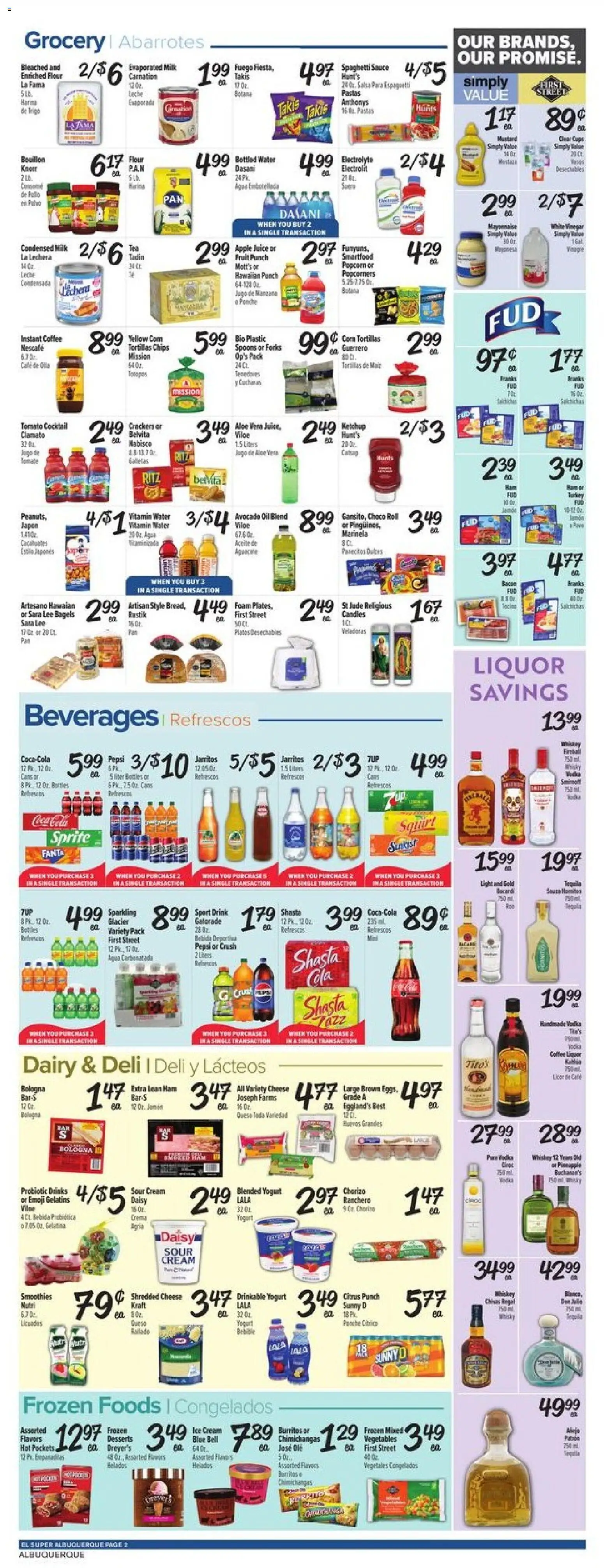 El Super Weekly Ad - NM - valid from 19.11.2025 | Page: 2 | Products: Vitamin, Juice, Ketchup, Cream