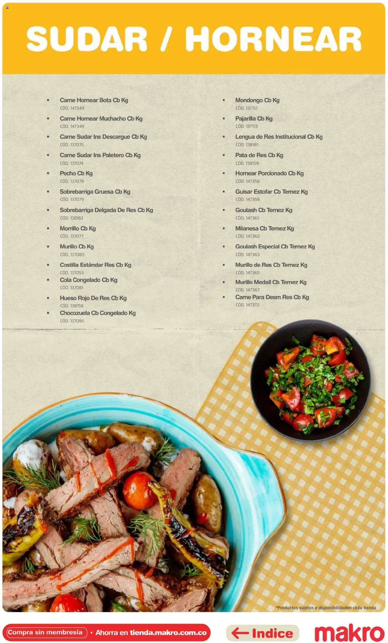 Makro revista - valida desde el 16.04.2025 | Página: 15 | Productos: Tachuelas, Milanesa