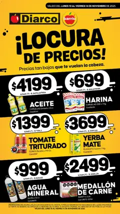 Vista previa Diarco - Especial Locura De Precios válido desde el 10.11.2025