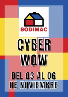 Vista previa de folleto Sodimac - Cyber Wow aviso de la Sodimac válido desde 29.10.2025