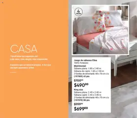Nuevas ofertas de AVON válidas en toda la República Mexicana desde el 13.09.2025. ¡Encuentra las mejores ofertas en Juego de sábanas Elisa, 100% Poliéster. Matrimonial Sábana plana: 1.80 x 2.40 m Sábana de cajón: 1.85 x 2.40 m 2 fundas de almohada: 48 x 70 cm c/u (197005) 42 pts! | Página: 12