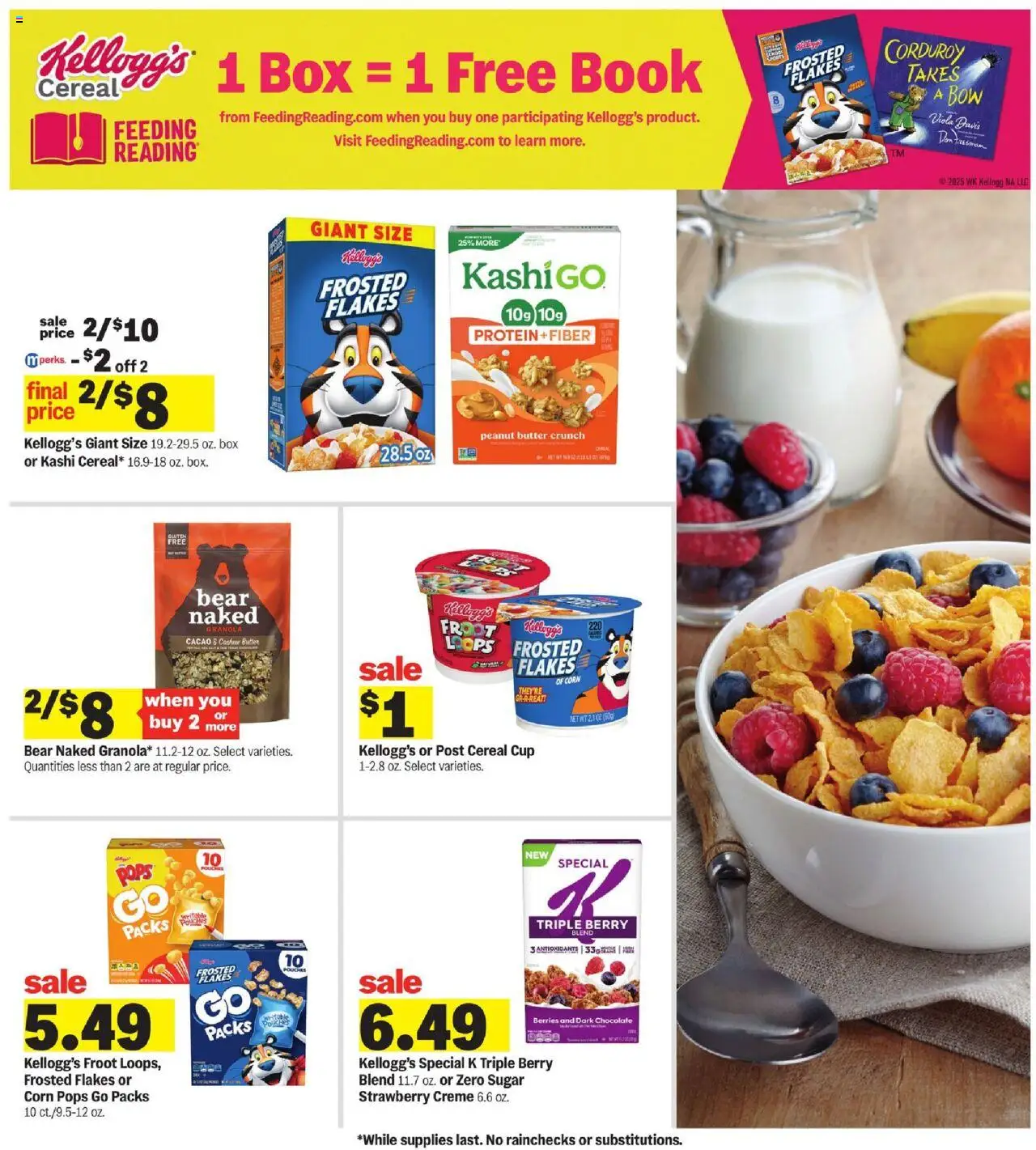 Meijer Weekly Ad - valid from 17.08.2025 | Page: 44 | Products: Berries, Box, Flakes, Sugar