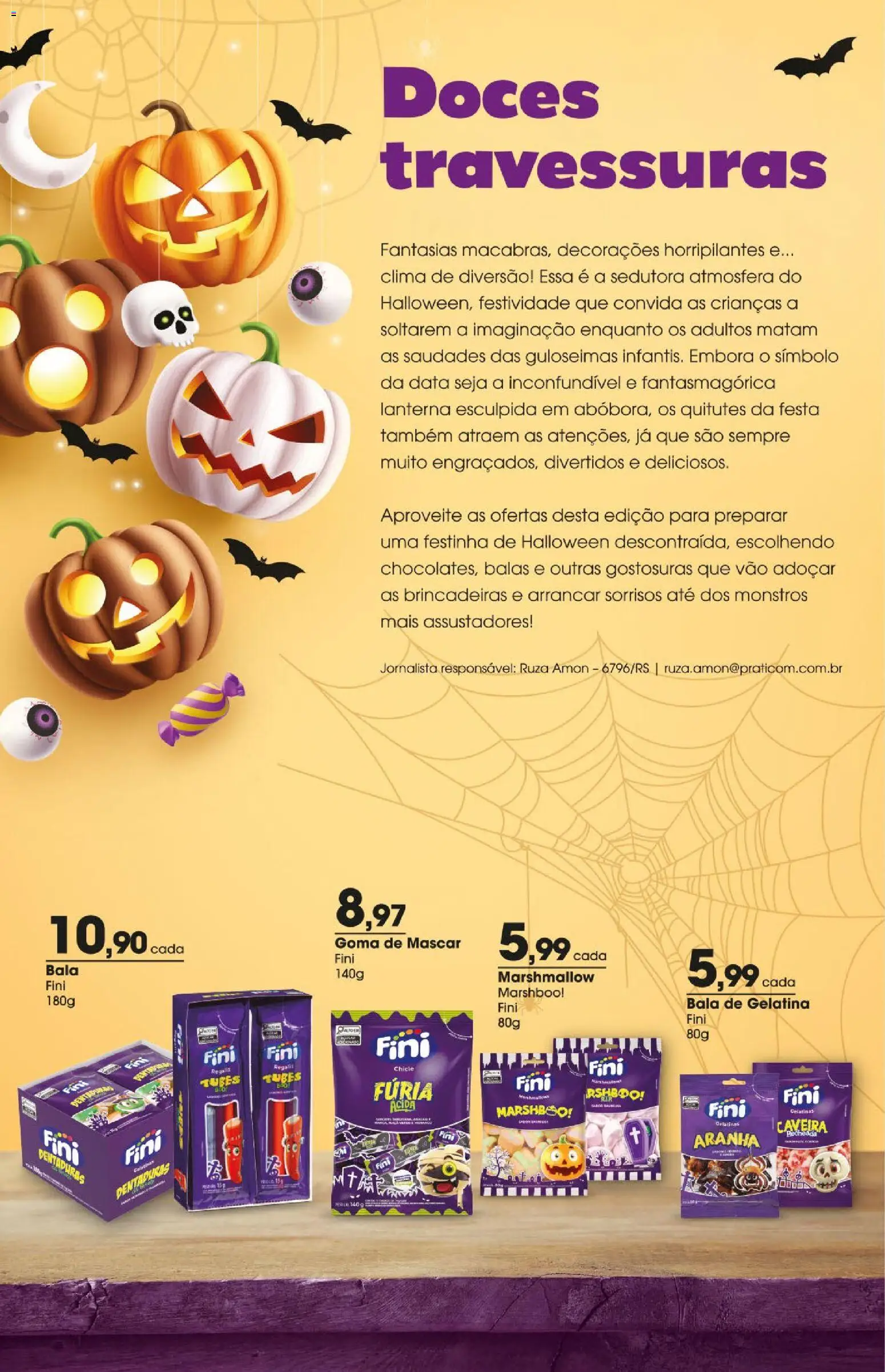 Zaffari Folheto - válido de 24.10.2025 | Página: 2 | Produtos: Lanterna, Doces, Bala, Gelatina