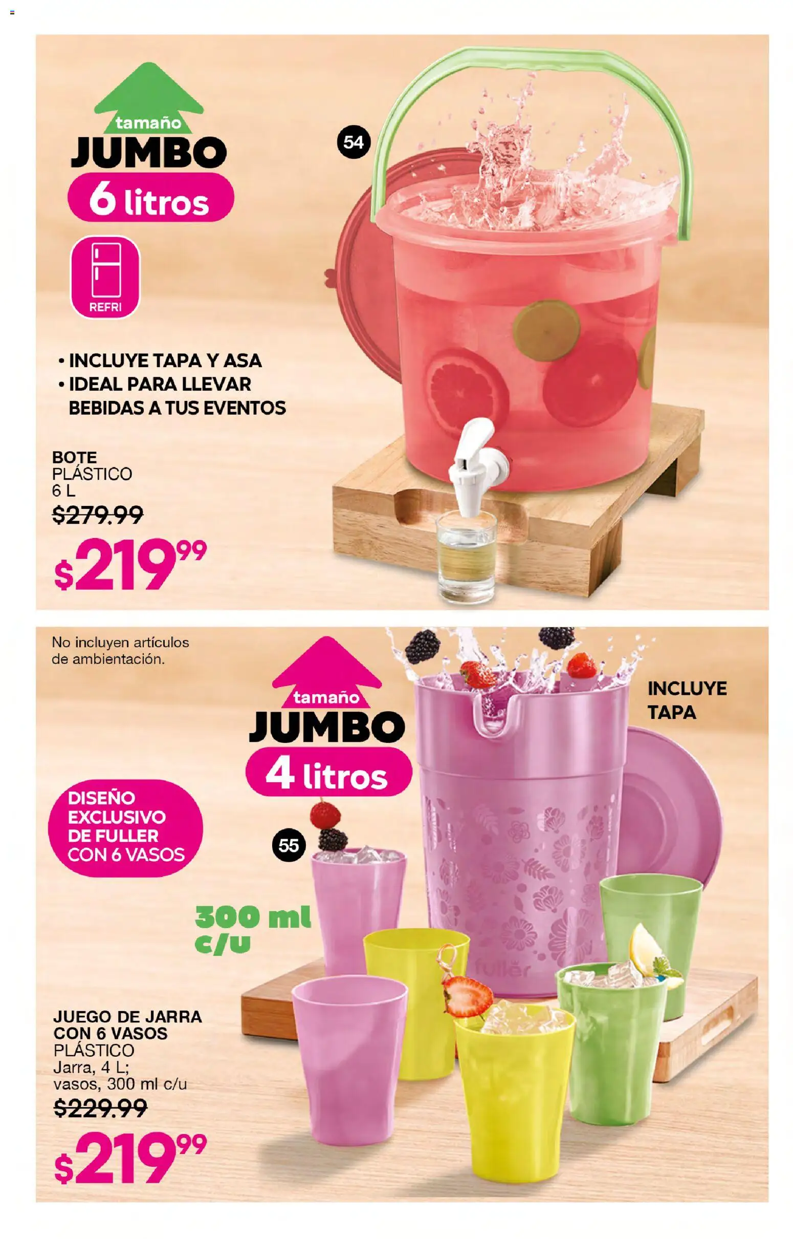 Nuevas ofertas de Fuller válidas en toda la República Mexicana desde el 21.01.2026. ¡Encuentra las mejores ofertas en Fuller campaña 21 2026! | Página: 32 | Productos: Juego, Vasos, Jarra