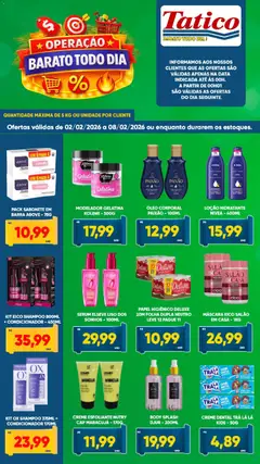 Tatico - Ofertas da semana - Pré-Visualização do folheto da loja Tatico, válido de 02.02.2026 | Página: 7 | Produtos: Shampoo, Creme, Creme dental, Gelatina