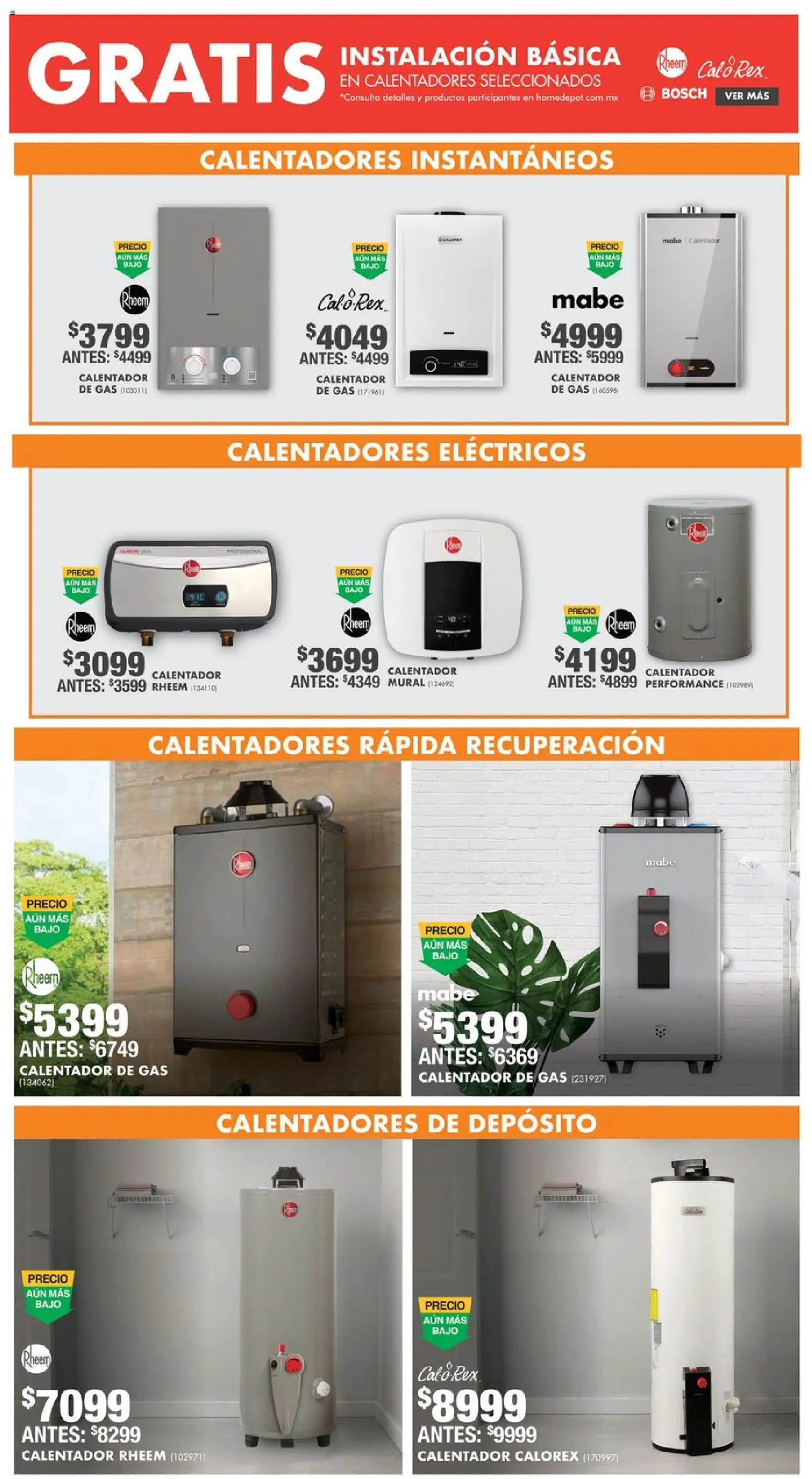 Nuevas ofertas de Home Depot válidas en toda la República Mexicana desde el 26.12.2025. ¡Encuentra las mejores ofertas en Home Depot catálogo ! | Página: 10