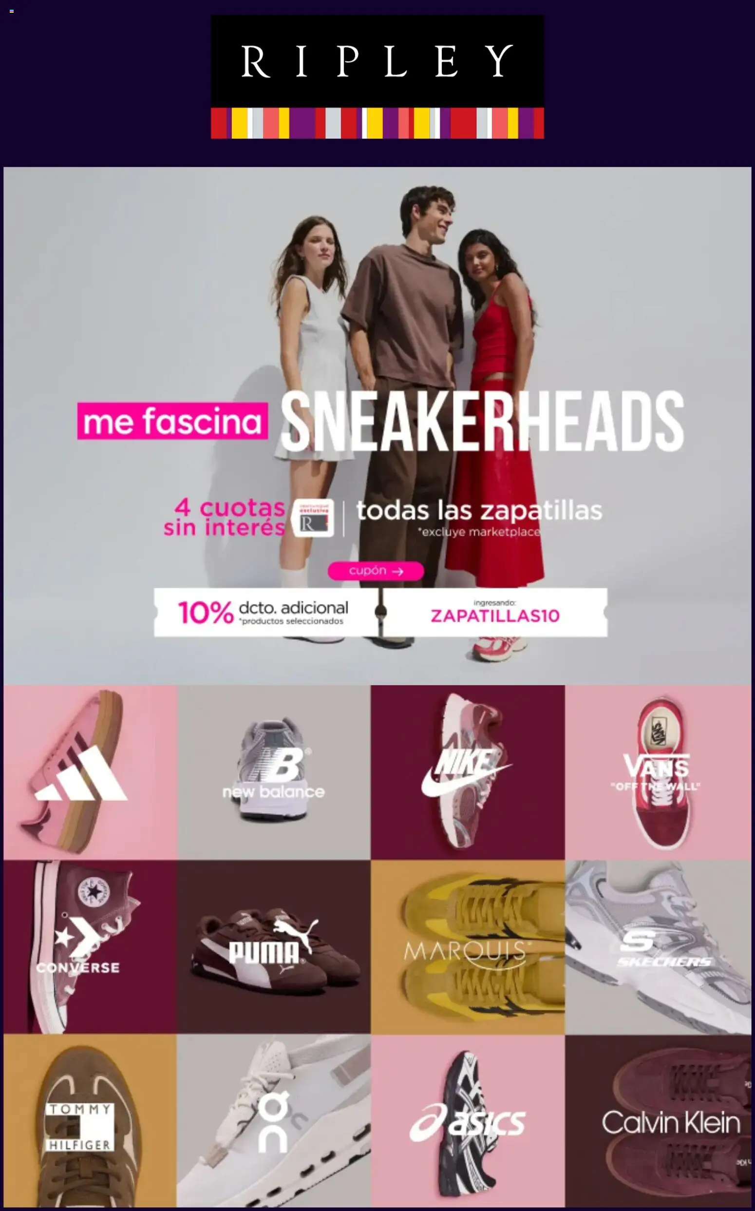 Ripley ofertas  │ válido desde el 23.03.2026 | Página: 1 | Productos: Zapatillas
