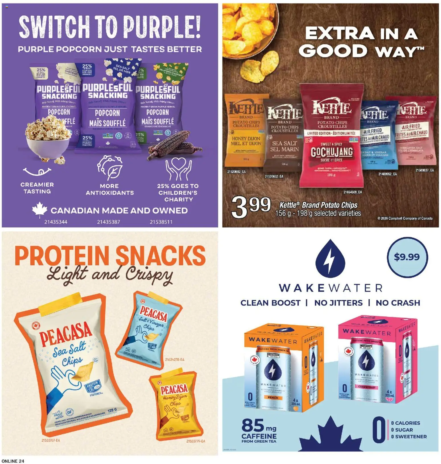 Fortinos flyer valid from 19.02.2026 | Page: 23 | Products: Tea, Chips, Kettle