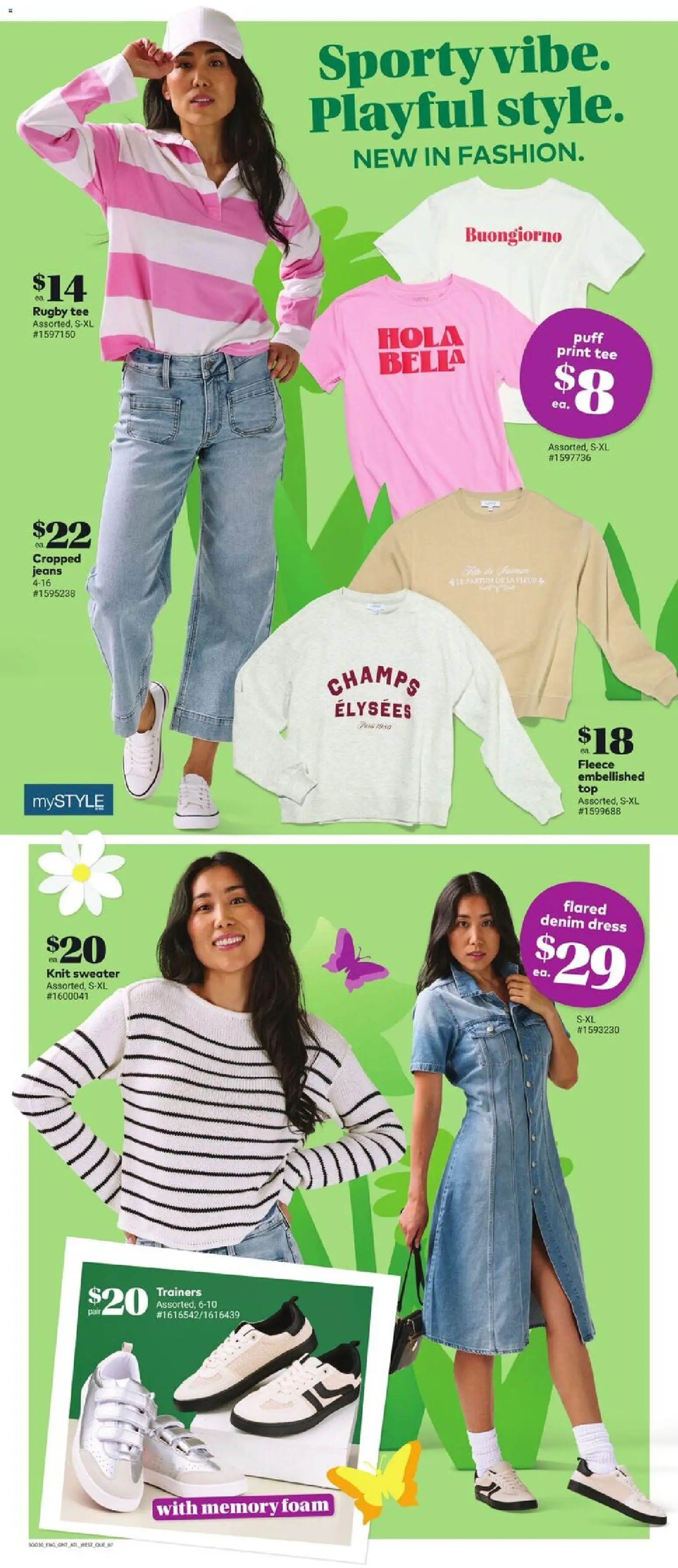 Giant Tiger flyer valid from 25.02.2026 | Page: 9 | Products: Sneakers, Jeans, Shoes, T-shirt