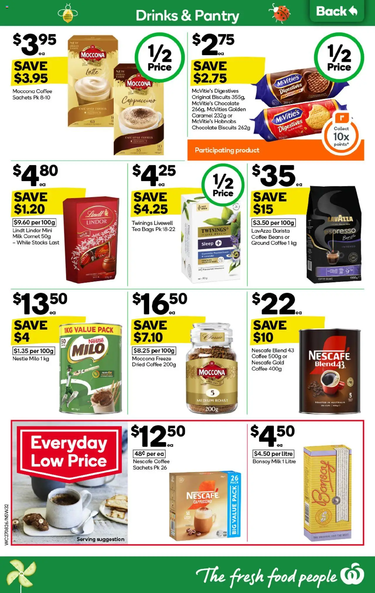 Woolworths catalogue - valid from 27.08.2025 | Page: 32 | Products: Milk, Coffee, Chocolate, Moccona