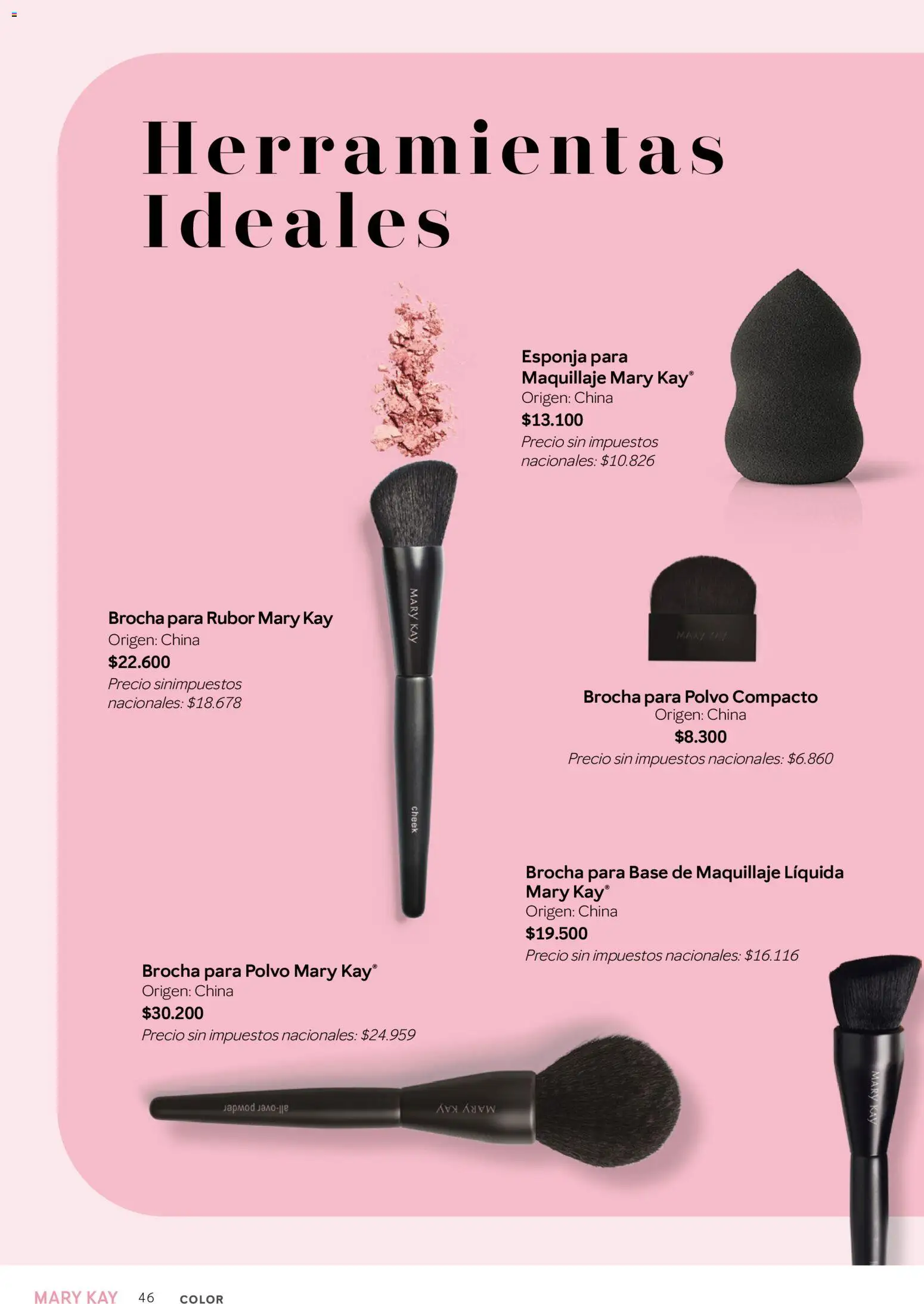 Mary Kay catálogo │ válido desde el 02.01.2026 | Página: 46 | Productos: Base de maquillaje, Maquillaje, Polvo, Esponja