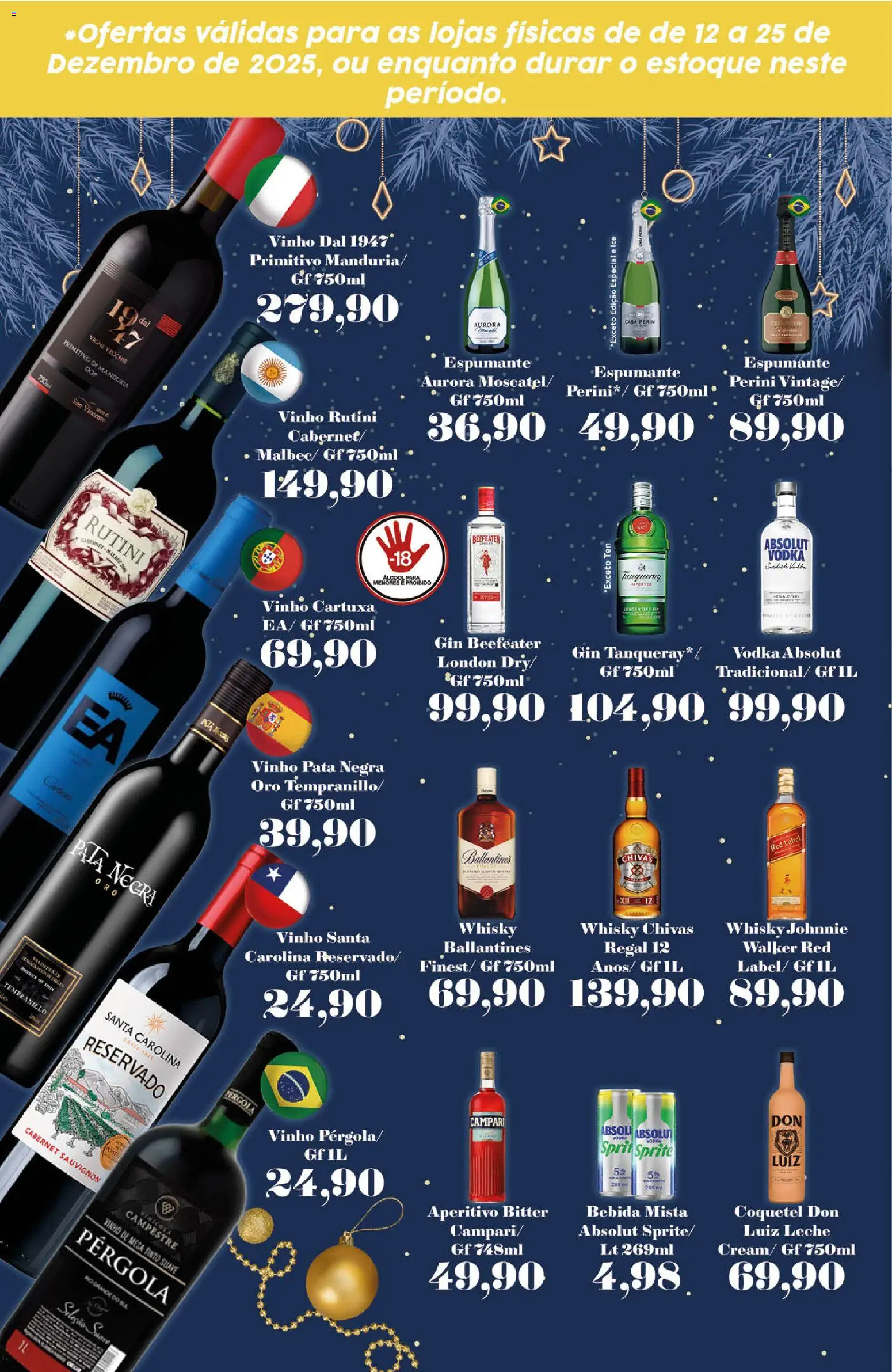Tauste Folheto - válido de 12.12.2025 | Página: 4 | Produtos: Vinho, Gin, Vodka, Bebida