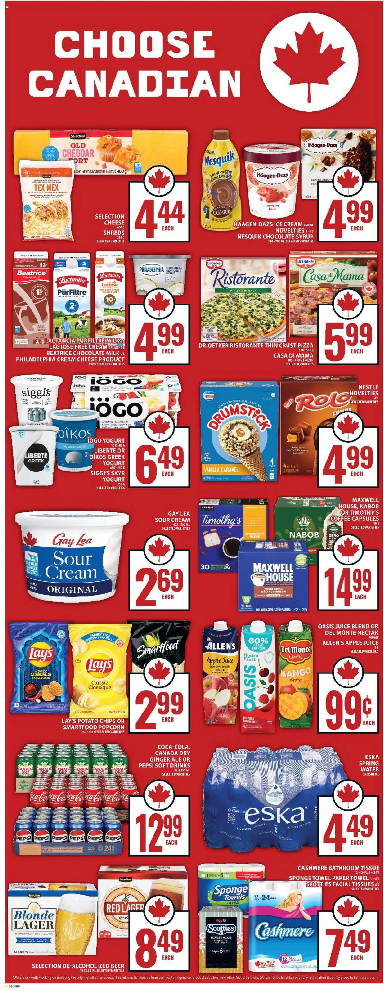 Food Basics flyer valid from 11.09.2025 | Page: 10 | Products: Hat, Milk, Cheese, Pizza