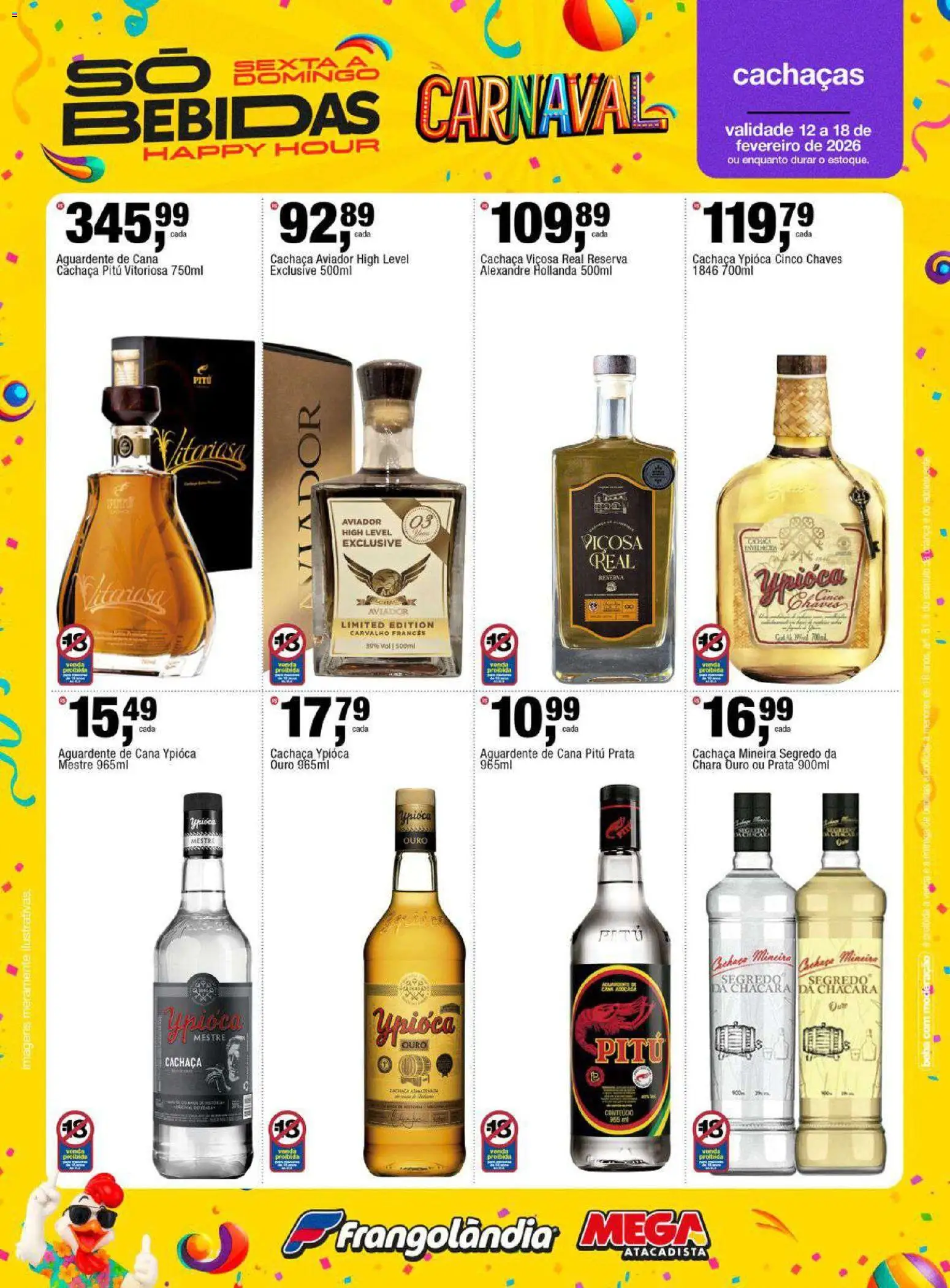 Frangolândia Folheto - válido de 12.02.2026 | Página: 6 | Produtos: Cachaça