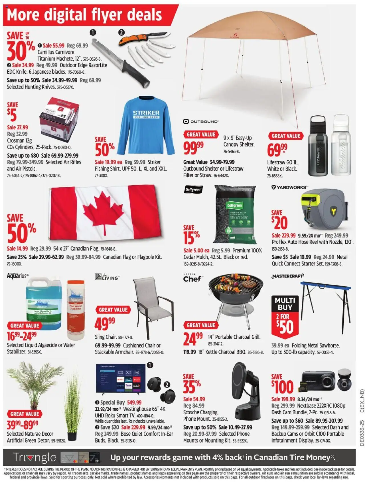Canadian Tire flyer valid from 07.08.2025 | Page: 20 | Products: Phone, Game, Kettle, Chair